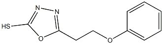 5-(2-phenoxyethyl)-1,3,4-oxadiazole-2-thiol Struktur