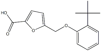 5-(2-tert-butylphenoxymethyl)furan-2-carboxylic acid Struktur