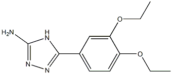 5-(3,4-diethoxyphenyl)-4H-1,2,4-triazol-3-amine Struktur