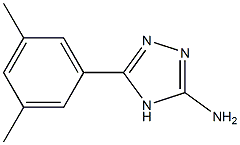 5-(3,5-dimethylphenyl)-4H-1,2,4-triazol-3-amine Struktur