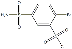 5-(aminosulfonyl)-2-bromobenzenesulfonyl chloride Struktur