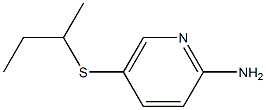 5-(butan-2-ylsulfanyl)pyridin-2-amine Struktur