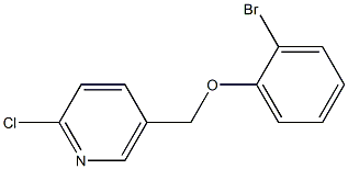 5-[(2-bromophenoxy)methyl]-2-chloropyridine Struktur