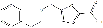 5-[(2-phenylethoxy)methyl]furan-2-carboxylic acid Struktur