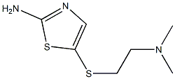 5-{[2-(dimethylamino)ethyl]thio}-1,3-thiazol-2-amine Struktur