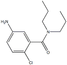 5-amino-2-chloro-N,N-dipropylbenzamide Struktur