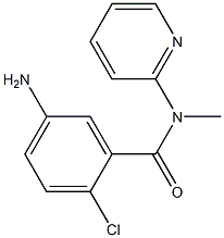 5-amino-2-chloro-N-methyl-N-(pyridin-2-yl)benzamide Struktur