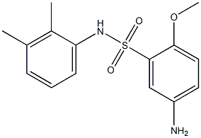 5-amino-N-(2,3-dimethylphenyl)-2-methoxybenzene-1-sulfonamide Struktur