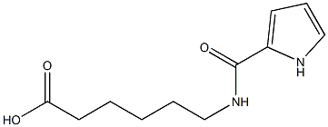 6-(1H-pyrrol-2-ylformamido)hexanoic acid Struktur