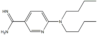 6-(dibutylamino)pyridine-3-carboximidamide Struktur