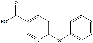 6-(phenylsulfanyl)pyridine-3-carboxylic acid Struktur