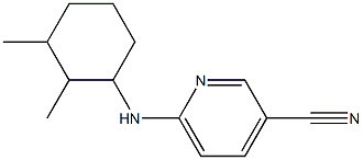 6-[(2,3-dimethylcyclohexyl)amino]pyridine-3-carbonitrile Struktur