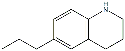 6-propyl-1,2,3,4-tetrahydroquinoline Struktur