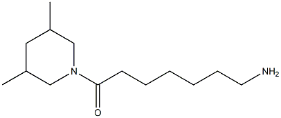 7-(3,5-dimethylpiperidin-1-yl)-7-oxoheptan-1-amine Struktur