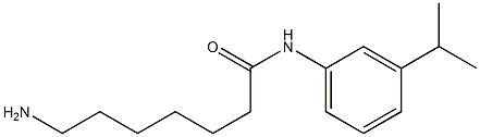 7-amino-N-[3-(propan-2-yl)phenyl]heptanamide Struktur