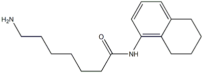 7-amino-N-5,6,7,8-tetrahydronaphthalen-1-ylheptanamide Struktur