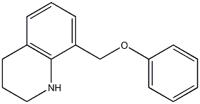 8-(phenoxymethyl)-1,2,3,4-tetrahydroquinoline Struktur