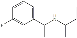 butan-2-yl[1-(3-fluorophenyl)ethyl]amine Struktur