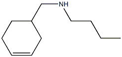 butyl(cyclohex-3-en-1-ylmethyl)amine Struktur