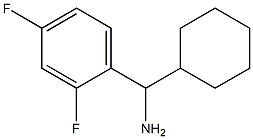 cyclohexyl(2,4-difluorophenyl)methanamine Struktur