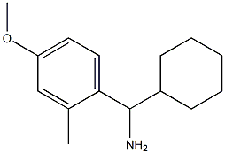 cyclohexyl(4-methoxy-2-methylphenyl)methanamine Struktur