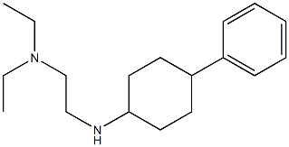 diethyl({2-[(4-phenylcyclohexyl)amino]ethyl})amine Struktur