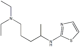 diethyl[4-(1,3-thiazol-2-ylamino)pentyl]amine Struktur