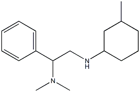 dimethyl({2-[(3-methylcyclohexyl)amino]-1-phenylethyl})amine Struktur