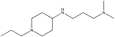 dimethyl({3-[(1-propylpiperidin-4-yl)amino]propyl})amine Struktur