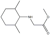 methyl 2-[(2,6-dimethylcyclohexyl)amino]acetate Struktur