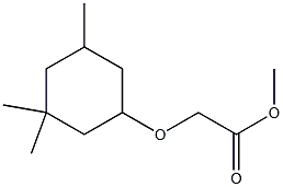 methyl 2-[(3,3,5-trimethylcyclohexyl)oxy]acetate Struktur