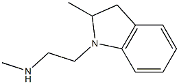 methyl[2-(2-methyl-2,3-dihydro-1H-indol-1-yl)ethyl]amine Struktur