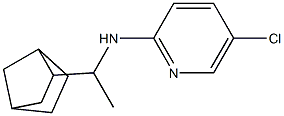 N-(1-{bicyclo[2.2.1]heptan-2-yl}ethyl)-5-chloropyridin-2-amine Struktur