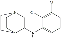 N-(2,3-dichlorophenyl)-1-azabicyclo[2.2.2]octan-3-amine Struktur