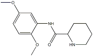 N-(2,5-dimethoxyphenyl)piperidine-2-carboxamide Struktur