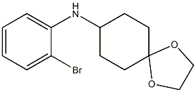 N-(2-bromophenyl)-1,4-dioxaspiro[4.5]decan-8-amine Struktur