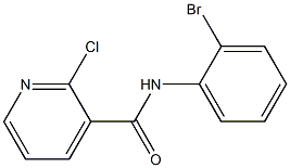 N-(2-bromophenyl)-2-chloropyridine-3-carboxamide Struktur