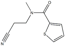 N-(2-cyanoethyl)-N-methylthiophene-2-carboxamide Struktur