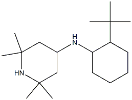 N-(2-tert-butylcyclohexyl)-2,2,6,6-tetramethylpiperidin-4-amine Struktur