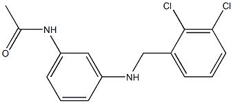 N-(3-{[(2,3-dichlorophenyl)methyl]amino}phenyl)acetamide Struktur