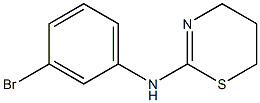 N-(3-bromophenyl)-5,6-dihydro-4H-1,3-thiazin-2-amine Struktur