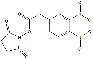 3,4-Dinitrobenzeneacetic acid succinimidyl ester Struktur