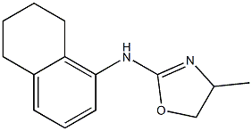 5,6,7,8-Tetrahydro-N-(4-methyl-2-oxazolin-2-yl)-1-naphthalenamine Struktur