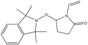 5-[(1,1,3,3-Tetramethylisoindolin-2-yl)oxy]-1-vinylpyrrolidin-2-one Struktur