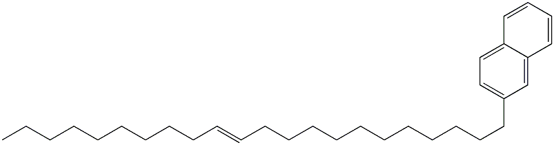 2-(12-Docosenyl)naphthalene Struktur