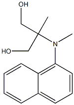 2-[(1-Naphthalenyl)methylamino]-2-methyl-1,3-propanediol Struktur