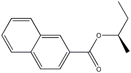 (-)-2-Naphthoic acid [(R)-sec-butyl] ester Struktur