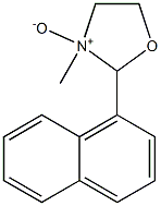 2-(1-Naphtyl)-3-methyloxazolidine 3-oxide Struktur