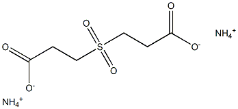 3,3'-Sulfonyldipropionic acid diammonium salt Struktur