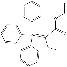 2-(Triphenylphosphoranylidene)butyric acid ethyl ester Struktur